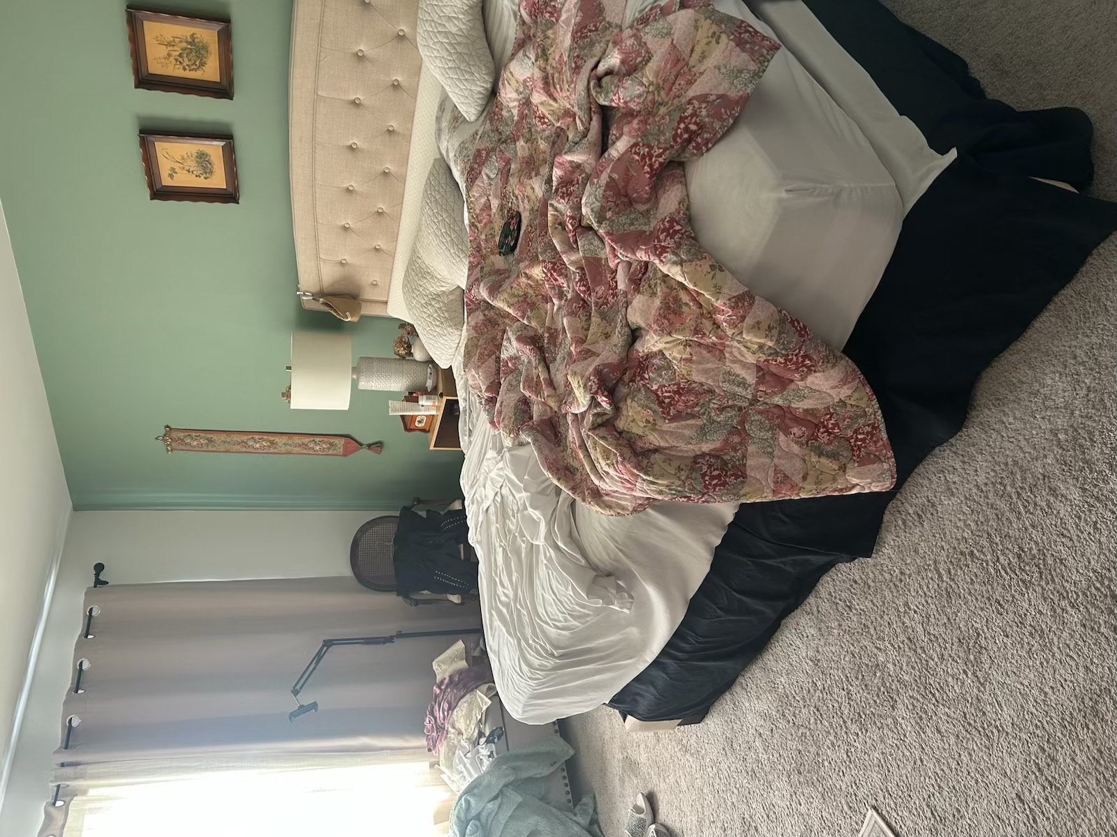 Bedroom after